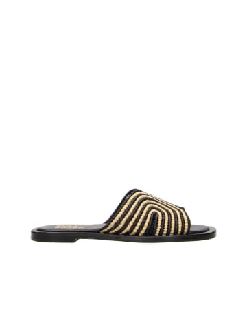 Bullboxer Hausschuhe in Schwarz/ Beige