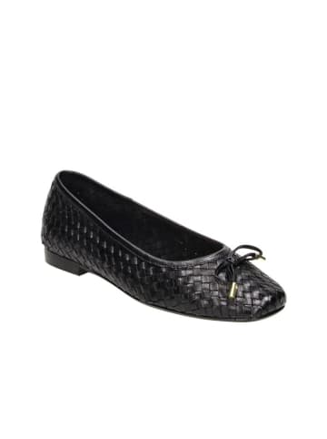 Bullboxer Leder-Ballerinas in Schwarz