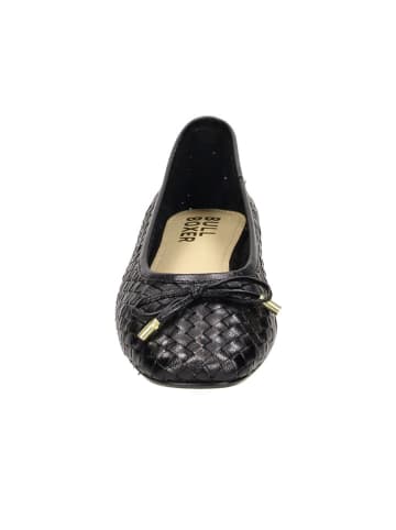 Bullboxer Leder-Ballerinas in Schwarz