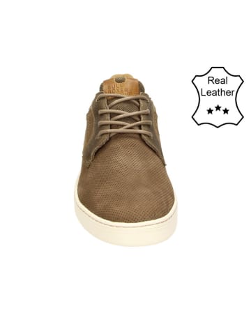 Bullboxer Leren sneakers bruin