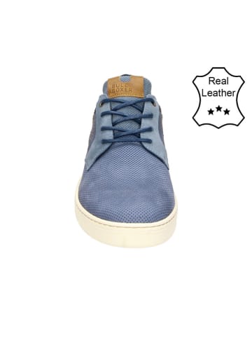Bullboxer Leren sneakers blauw