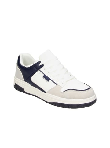 Bullboxer Sneakers in Weiß/ Dunkelblau