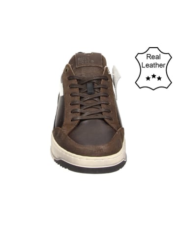 Bullboxer Skórzane sneakersy w kolorze brązowym