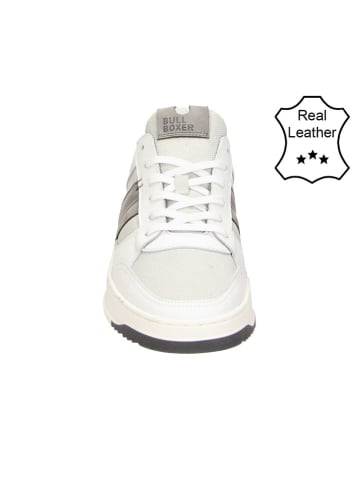 Bullboxer Leder-Sneakers in Weiß