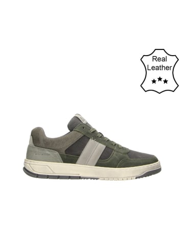 Bullboxer Leder-Sneakers in Grau