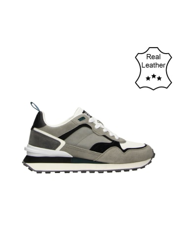 Bullboxer Leder-Sneakers in Grau