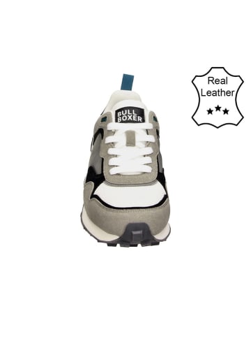 Bullboxer Leder-Sneakers in Grau