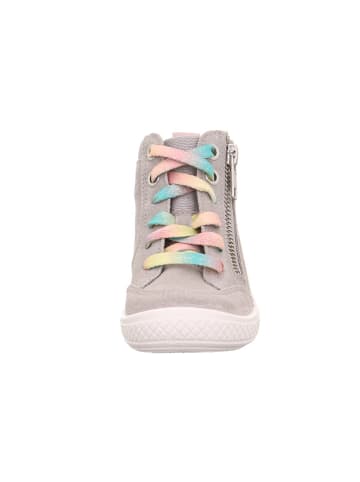 superfit Leder-Stiefeletten "Tensy" in Grau
