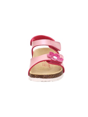 superfit Leder-Sandalen in Rosa
