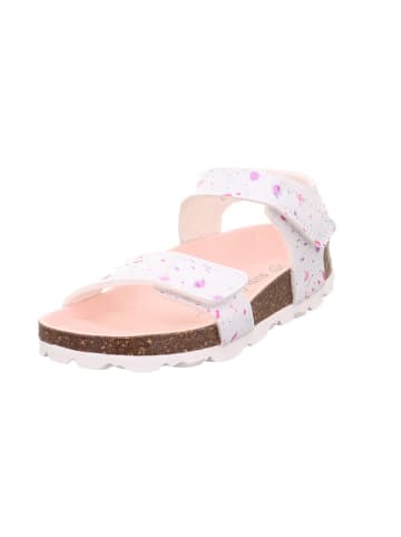 superfit Leder-Sandalen in Weiß