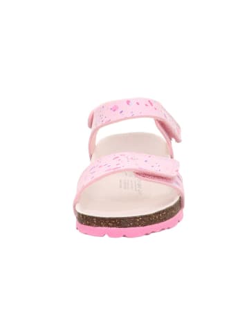 superfit Leder-Sandalen in Rosa