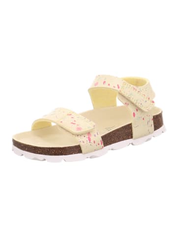 superfit Leder-Sandalen in Gelb