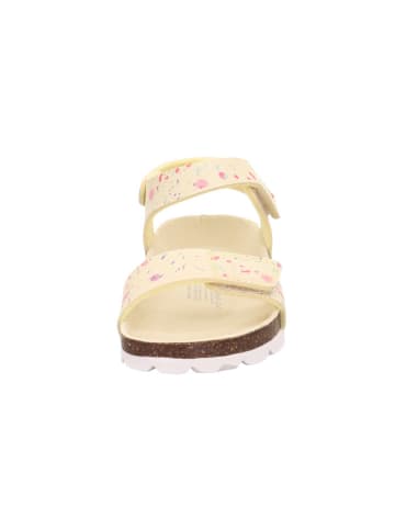 superfit Leder-Sandalen in Gelb