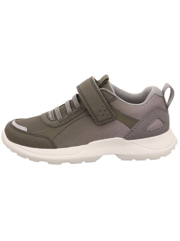 superfit Leder-Sneakers "Rush" in Khaki/ Grau