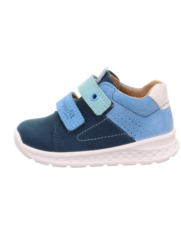 superfit Leder-Boots "Breeze" in Hellblau/ Dunkelblau/ Weiß