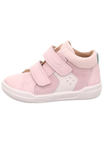 superfit Barfuß Leder-Stiefeletten "Superfree" in Rosa
