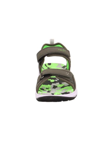 superfit Sandale "Criss cross" in Khaki/ Grün