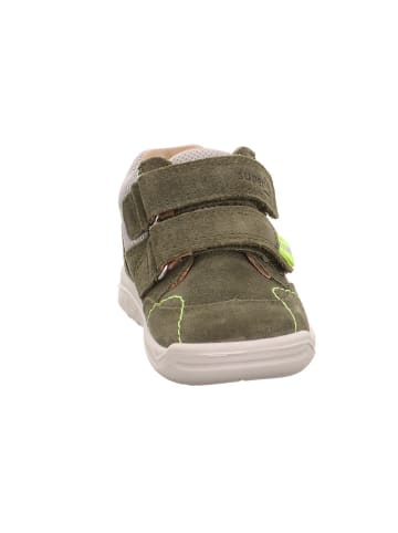 superfit Leder-Stiefeletten "Whaley" in Khaki/ Grau