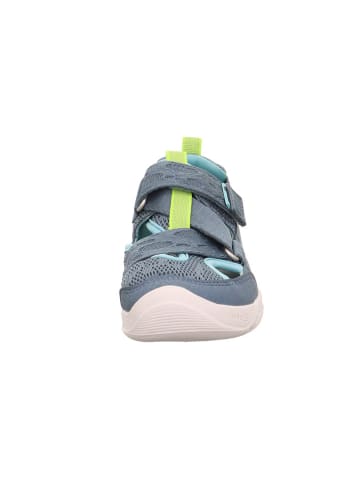 superfit Leren barefootenkelsandalen "Trace" blauw