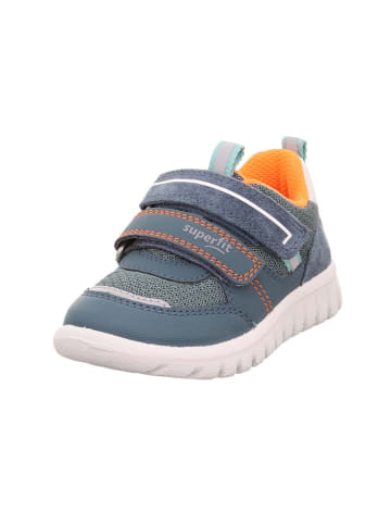 superfit Trainingsschuhe "Sport 7 mini" in Blau/ Weiß/ Orange