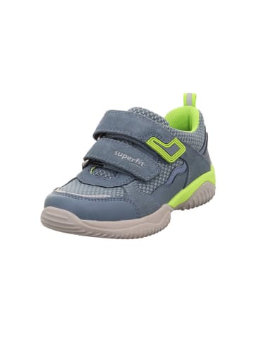 superfit Leder-Sneakers "Storm" in Blau/ Grün