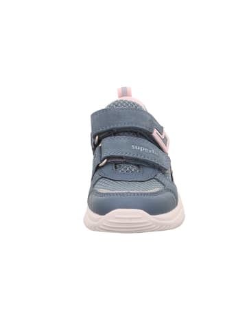 superfit Leder-Sneakers "Storm" in Blau/ Rosa