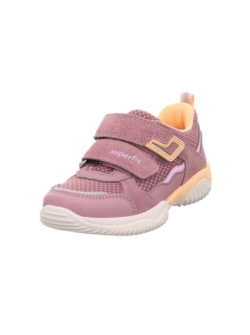 superfit Leder-Sneakers "Storm" in Rosa/ Orange
