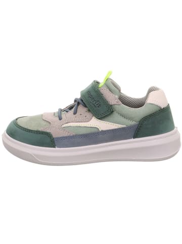 superfit Leder-Sneakers "Cosmo" in Grün/ Beige