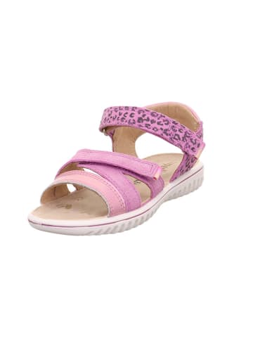 superfit Leder-Sandalen "Sparkle" in Lila