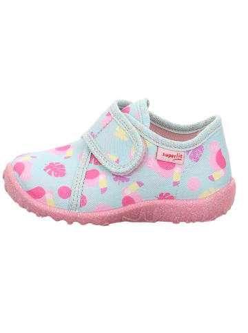 superfit Hausschuhe "Spotty" in Hellblau/ Rosa