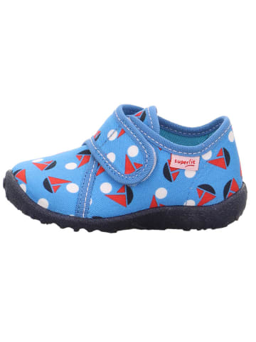 superfit Hausschuhe "Spotty" in Blau/ Rot/ Weiß
