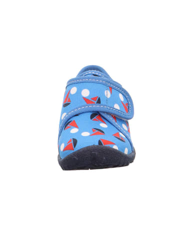 superfit Hausschuhe "Spotty" in Blau/ Rot/ Weiß