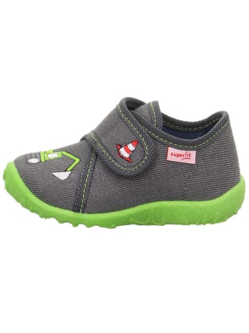 superfit Pantoffels "Spotty" antraciet/groen