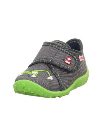 superfit Pantoffels "Spotty" antraciet/groen
