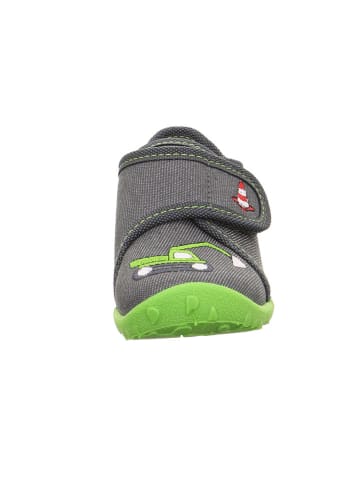 superfit Pantoffels "Spotty" antraciet/groen