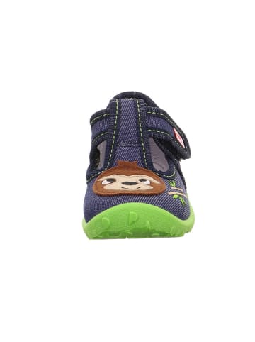 superfit Pantoffels "Spotty" donkerblauw/groen