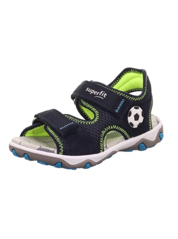 superfit Leder-Sandalen "Mike 3.0" in Schwarz/ Grün