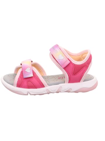 superfit Leder-Sandalen "Pebbles" in Rosa/ Pink
