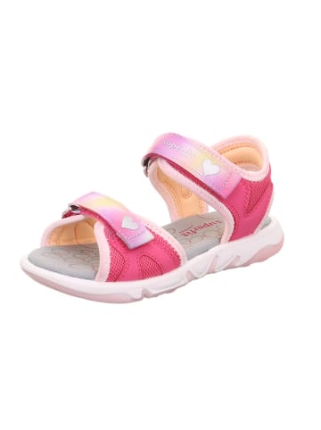 superfit Leder-Sandalen "Pebbles" in Rosa/ Pink