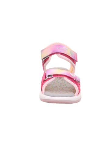 superfit Leder-Sandalen "Pebbles" in Rosa/ Pink