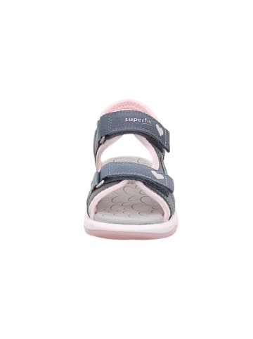 superfit Leren sandalen "Pebbles" donkerblauw/lichtroze