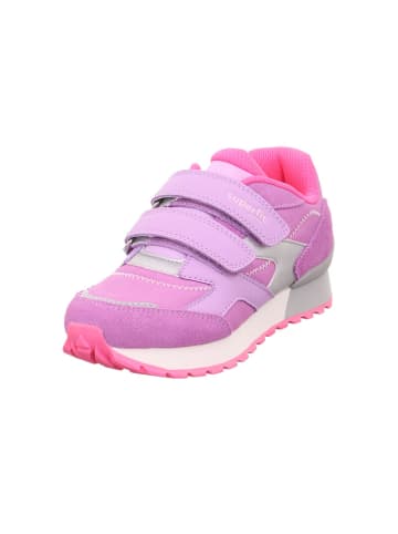 superfit Leder-Sneakers "Dash" in Lila/ Pink