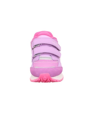 superfit Leder-Sneakers "Dash" in Lila/ Pink