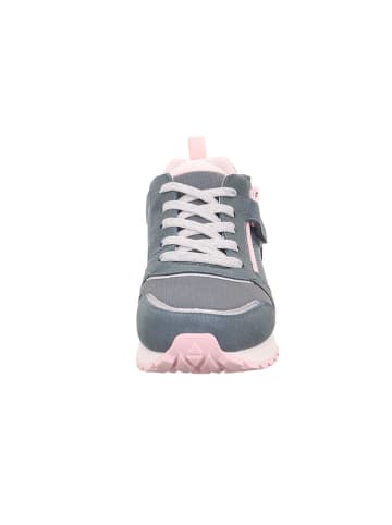 superfit Leder-Sneakers "Dash" in Dunkelblau/ Rosa