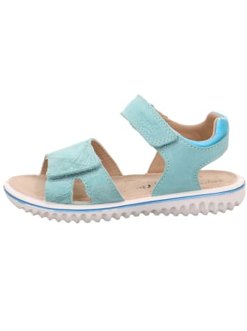 superfit Leder-Sandalen "Sparkle" in Hellblau