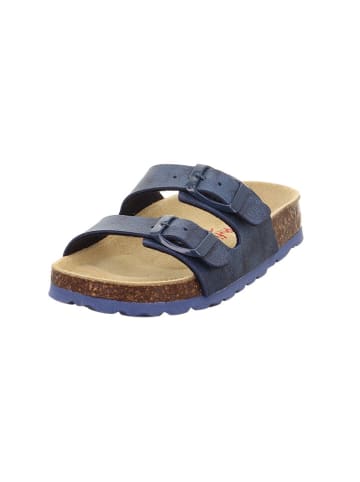 superfit Leren slippers donkerblauw
