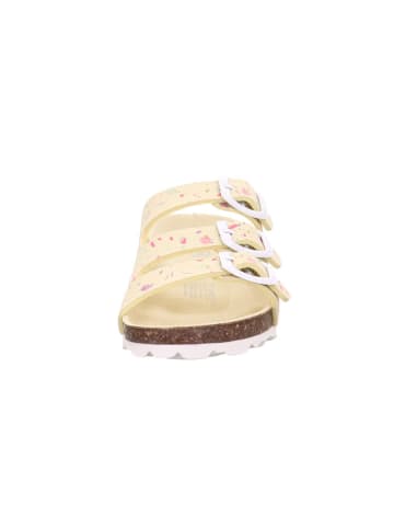 superfit Leren slippers geel