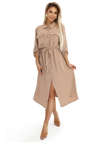 numoco Kleid in Beige