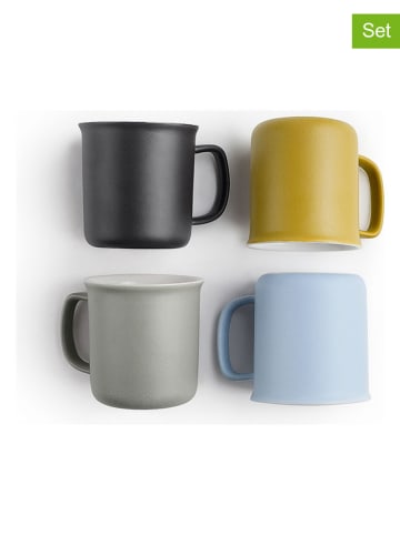 Ibili 4er-Set: Espressotassen in Bunt - 110 ml