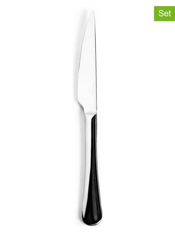 Ibili 3er-Set: Steakmesser ''Inox'' in Silber - (L)21 cm